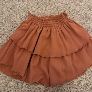 Rust Layered Aerie Skirt